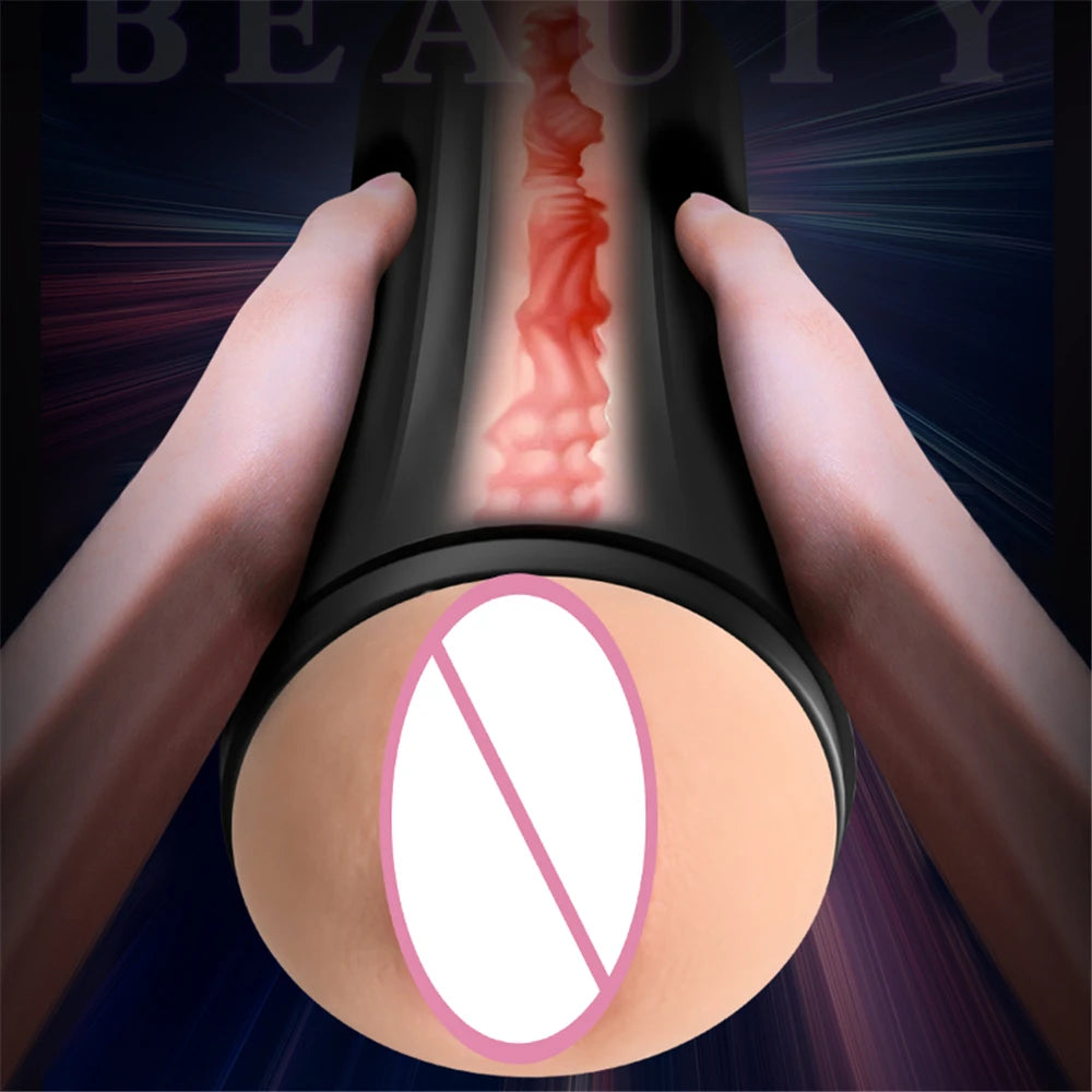 Masturbatings machine Sex shop Realistic Vagina Male Masturbator Silicone Soft Tight Pussy Erotic 18+ Adult Toys Sex Toys 18+