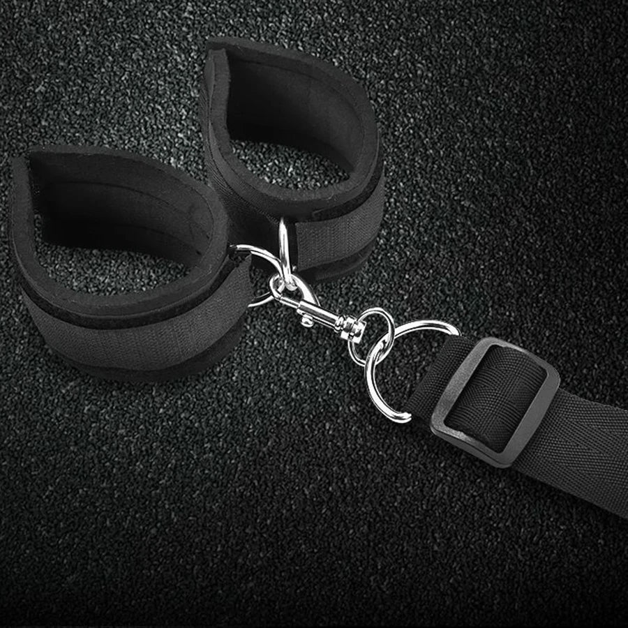 BDSM Handcuff Mouth Gag Sex Toy Set Adult SM Slave Hand Restraint Mouthgag Harness Couple Mouth Opener Ball Hand Cuff Fetish Toy