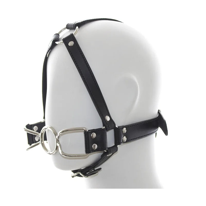 Harness Gag Spreader Bdsm Open Mouth Gags Metal Claw Hook Force For Women Couples BDSM Bondage Wips Erotic Oral Sex Accessories