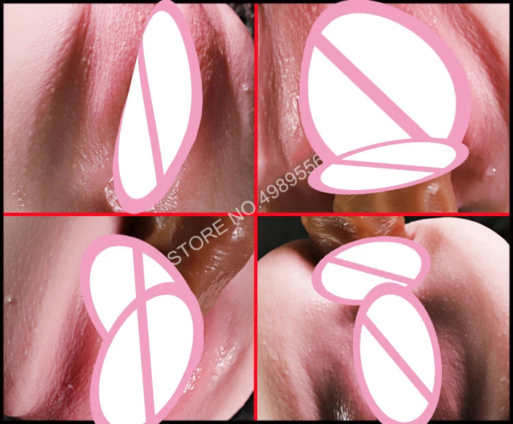 Fake Pussy Dolls Silicone Men Masturbator Man Adult Sex Products Hentai Sextoy Male Masterbator Toys for Couples Intimate Vagina