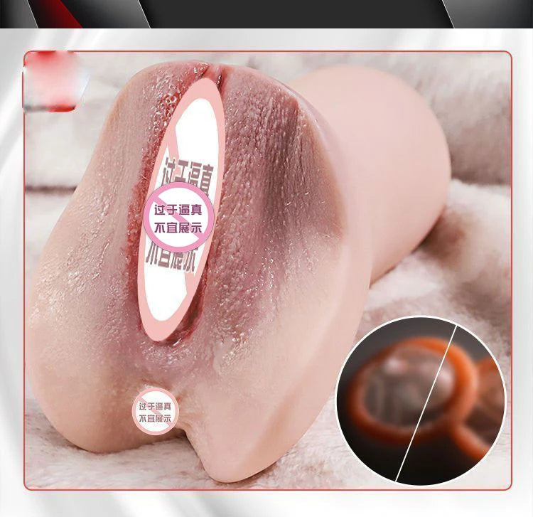 Male Masturbator Real Vagina Anal Sex Toys Realistic vulva Pocket Pussy Sex Toys for Men Adult 18 Products Penis Stimulator shop