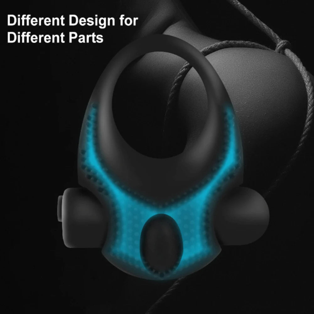 Male Masturbator chastity sextoy sensualex men novelty toys Rechargeable 10 vibration modes Ejaculation delay cock ring  sextoy