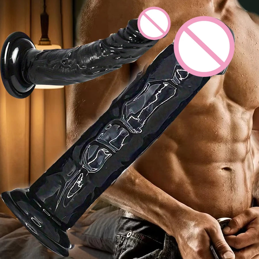 Realistic Dildo for Women Beginner G-spot Anal Stimulation Dildo with Strong Suction Cup for Adult Sex Toy Masturbator Penis 18+