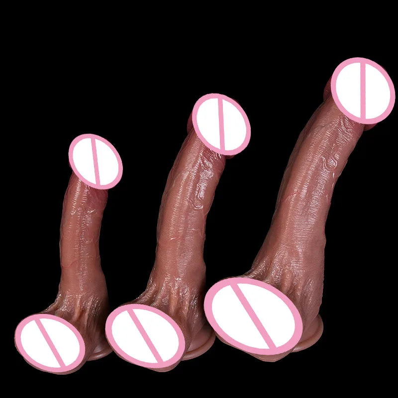 Oversized Realistic Dildo with Thick Glans Big Penis Adult Suction Cup Anal Sex Toys for Couples Vagina Penis Adult Sex Toys For