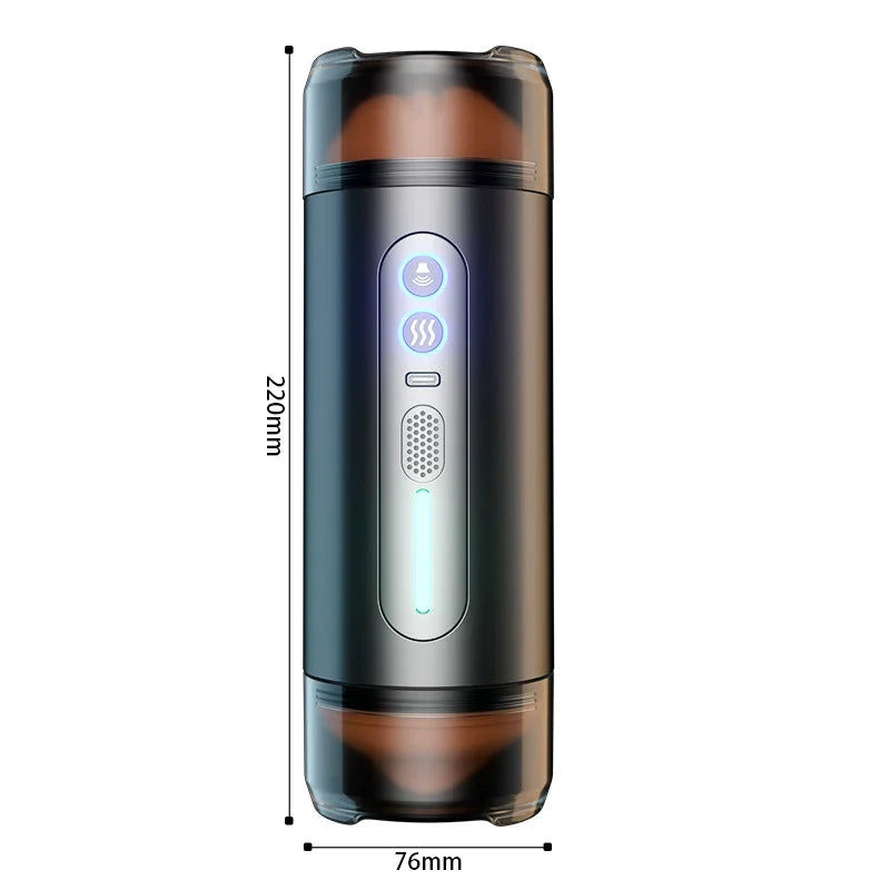 Male Masturbator Toys Automatic Sucking Masturbation Cup for Men, Deep Throat Oral Vagina Suction Blowjob Vibrating Sex Machine