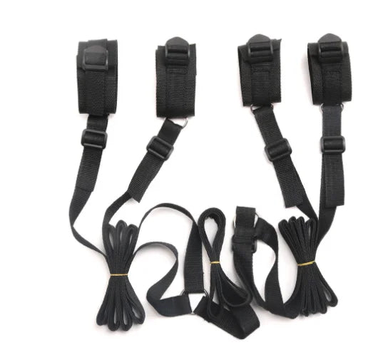 BDSM Adult Sex Toy Kits Sets for Sexy Games Bondage Mask Set Feather Handcuffs Ankle Cuff Restraints for Couple Sexual Aids ﻿18+