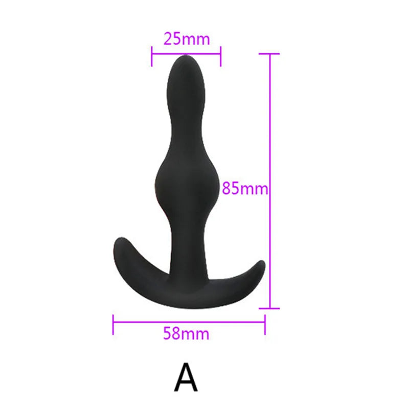 High Quality Soft Silicone Butt Plug Dildo Masturbation Anal Plug Gay Anal Dilator for Women Man Flirting Anal Massage Sex Toy