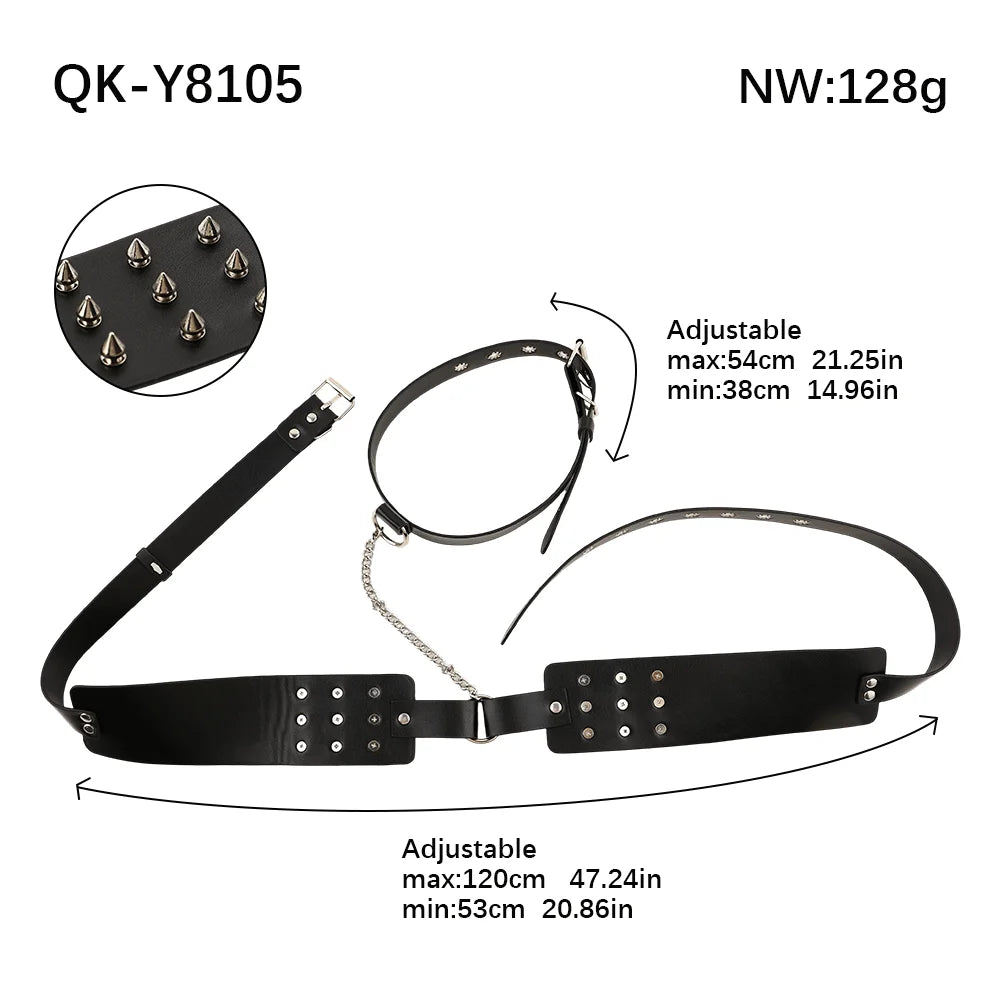 QKKQ BDSM Bra Adjustable Breast Binder Nipple Pleasure Wearable Chest Bondage Belt Sex Toys Erotic Tool Couple Game Sexy Gadgets