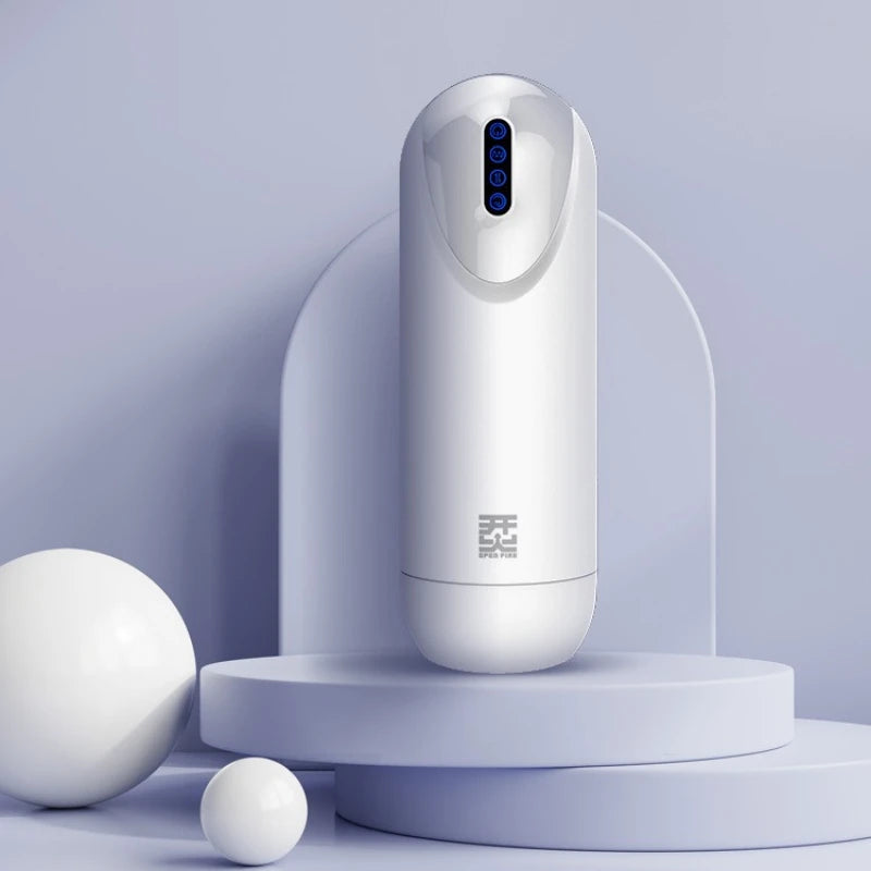 Realistic Automatic Male Masturbator, Powerful Sucking & Thrusting Stimulation Hands-Free Electric Adult Sex Toys for Men