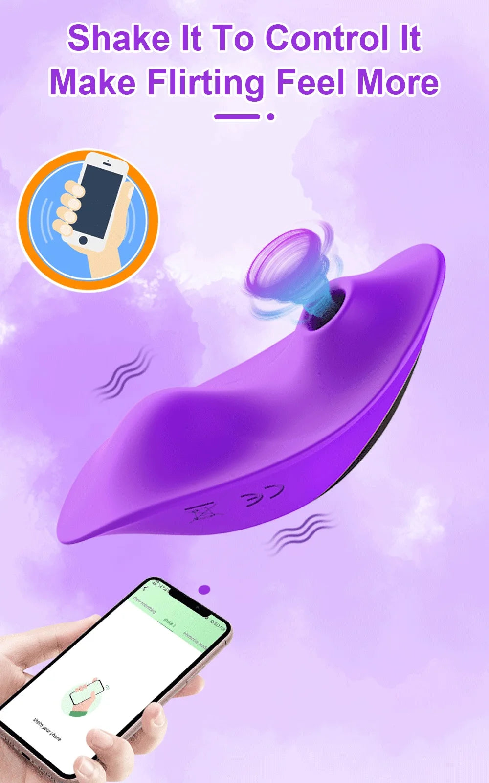 2 in 1 Sucker Vibrator Wearable Clit Sucking Vibrator Vagina Clitoris Stimulator Female Masturbator Sex Toy for Adults Couples