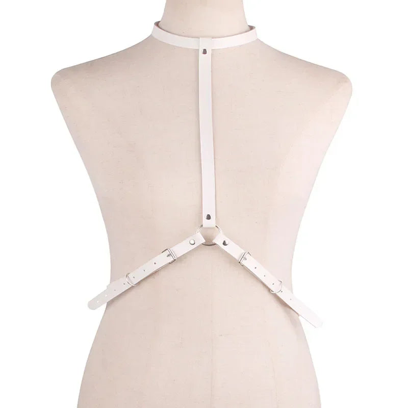 Adult Sexy Underwear BDSM Leather Bondage Lingerie Buttocks Erotic Leg Harness Suspenders Handcuffs Garter Strap For Women Men