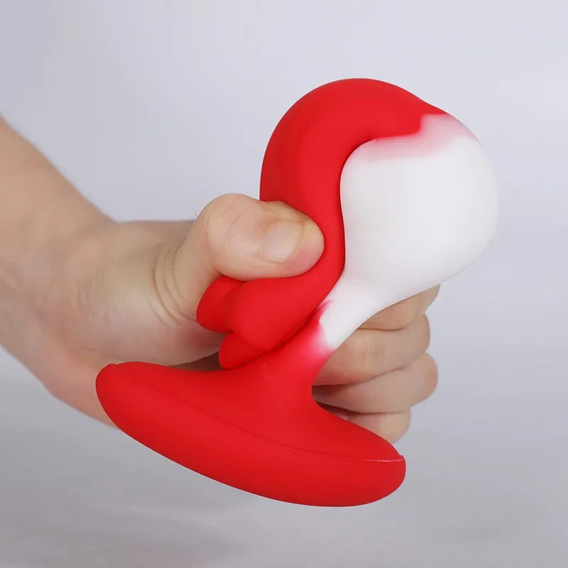 Cosplay Anal Dildos with Tail Sex Toys for Couple Silicone Dog Dildo Wearable Butt Plug with 35/65/95cm Fox Tail Gay Sex Games