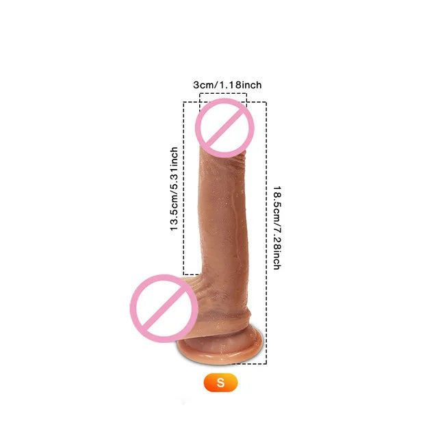 Super Realistic Dildo Waterproof Silicone Penis Adult Sex Toys Anal Vagina Masturbator Dildo with Suction Cup Cock Gode Massager