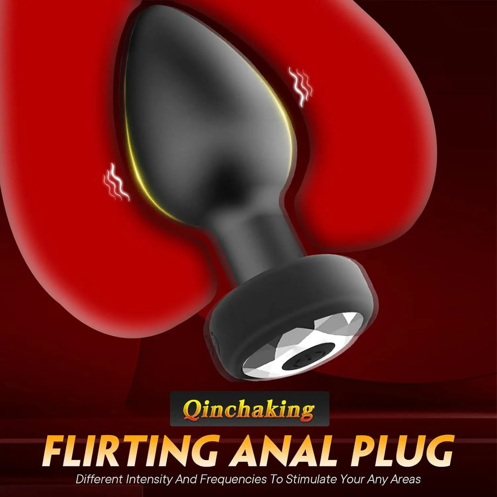 Adult Sex Toys Vibrating Anal Plugs Sex Toys Anal Massage Devices for Backyard Use Soft Rubber for Masturbation