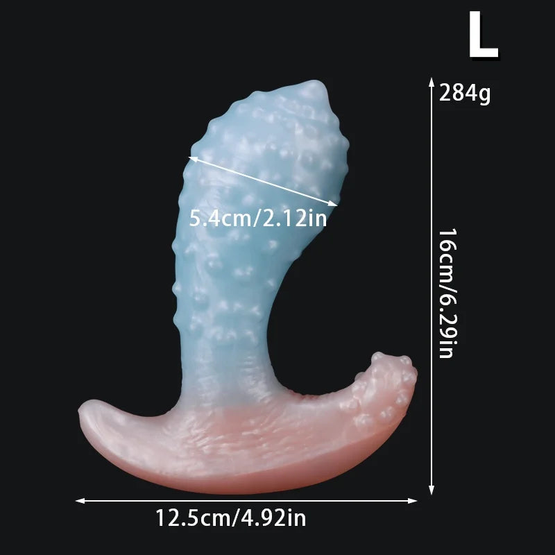 Silicone Jumbo Anal Plug Wearable Dildo Super Soft Anal Dilator Stimulation Vaginal Anal Plug Massager Sex Toys For Men And Wome