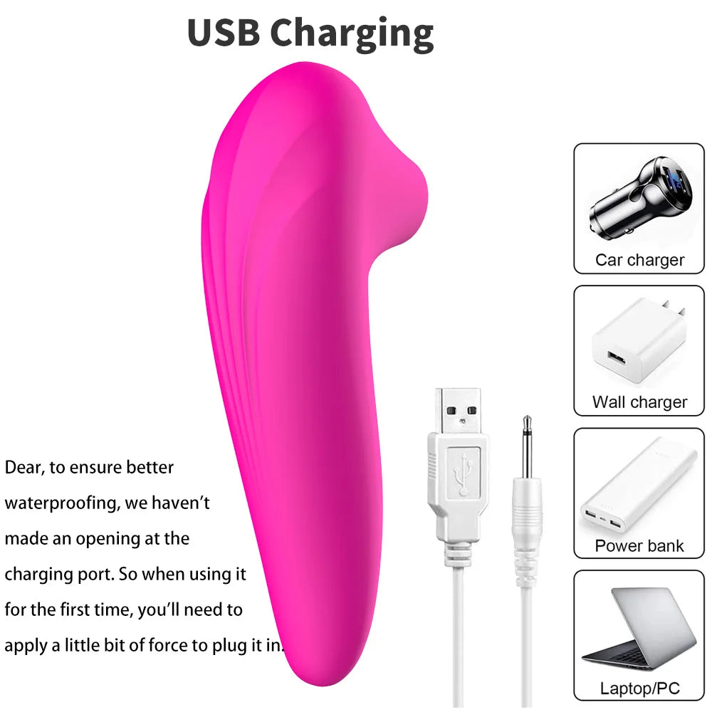 Silicone Clitoral Sucking Stimulator Clitoral Vibrator Female Vibrating Nipple Suckers , Female Adult Sexy Toys, Sex Toys