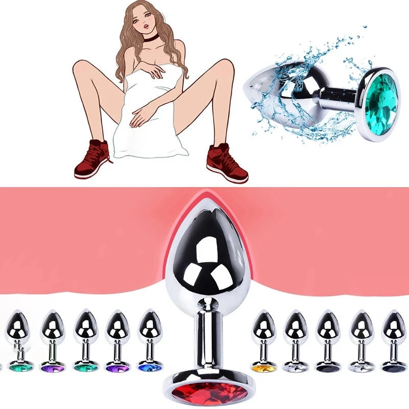 Sexy Fox Tail Butt Plug Metal Anal Plug Anal Toys For Women Cosplay Bdsm Sex Games For Couples Sex Goods Shop toys For Adults 18