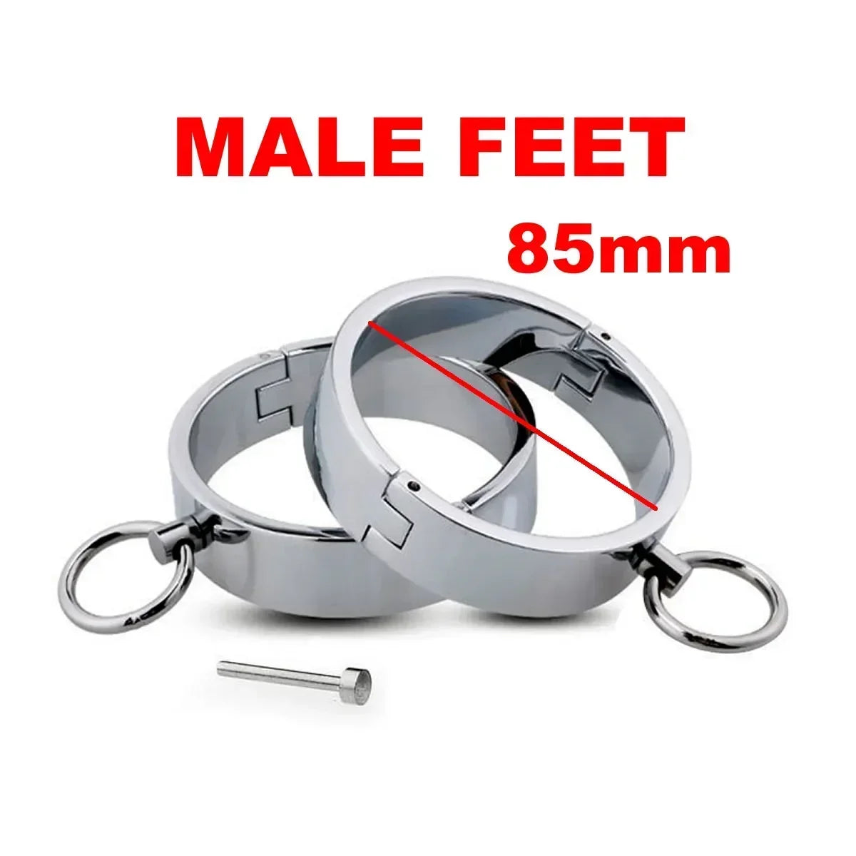 Metal Handcuffs Ankle Cuff Bondage Bracelet Restraints BDSM Footcuffs Intimate Adult Game Sex Toys for Couples Sexshop