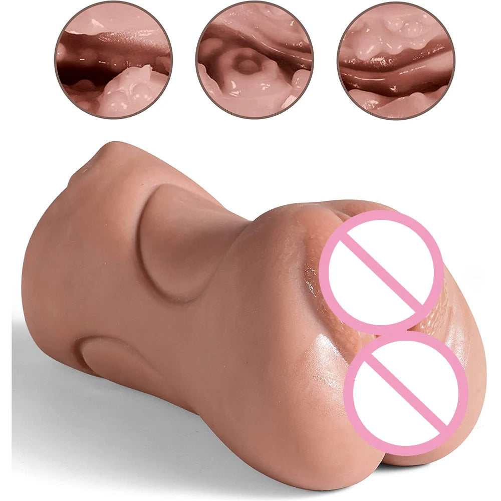 3 In 1 Masturbators Penetration Men Sex Toys Artificial Vagina Anal Mouth Pocket Pusssy Adults Blowjob Male Masturbation Tools