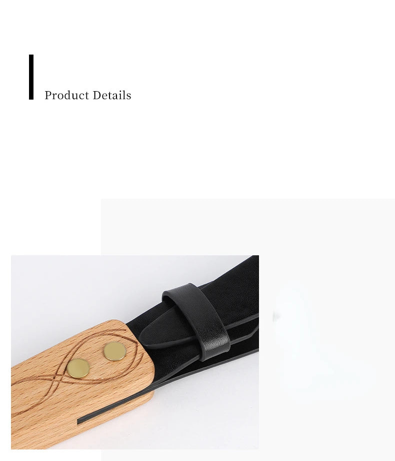 SM Bondage Sexy Whip For Couples Leather Fetish Whip Flirting Paddles Slave Fetish Wooden Handle Spank Paddle BDSM Adult Sex Toy