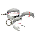 Metal Steel Ankle Wrist Cuff Handcuffs Restraints Slave BDSM Bondage Intimate Adult Game Sex Shop for Couples Sex Products