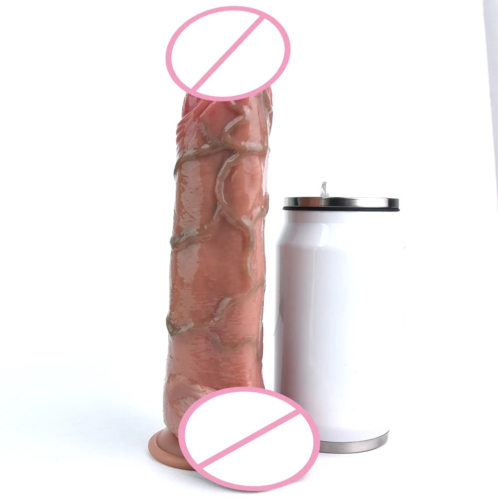 SXXY Lifelike Telescopic Realistic Dildo Suction Cup Silicone Sex Toys For Women Lesbian Gay Vaginal Stimulate Vibration Toy