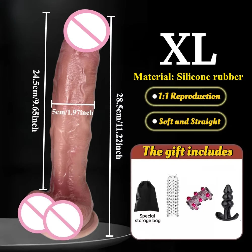 Realistic Dildo Skin Feeling Adult Sex Toys for Women Big Penis with Suction Cup Female Masturbator Anal Sex Product Anal Dildos