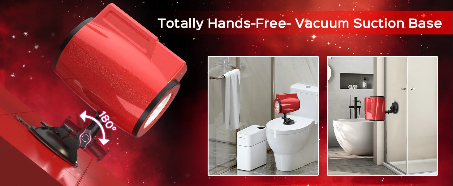 Male Masturbator Adult Sex Toys for Men - Dual-Sleeve Automatic Thrusting Rotating Vibrating Sex Machine Penis Vibrator Stroker