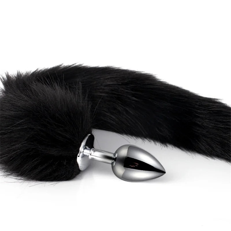 Adult Games Sex Toys XXS/XS/S/M/L Metal Anal Plug Ass Fox Tail Women Gay Erotic Bdsm Fetish Butt Extender Dilator Role Play
