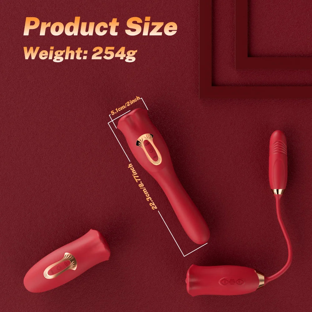 Adult Toys Tongue Licking Vibrator Clitoris Stimulator Dildo Vibrator Masturbation Tools Women Vagina Vibration Adult Supplies