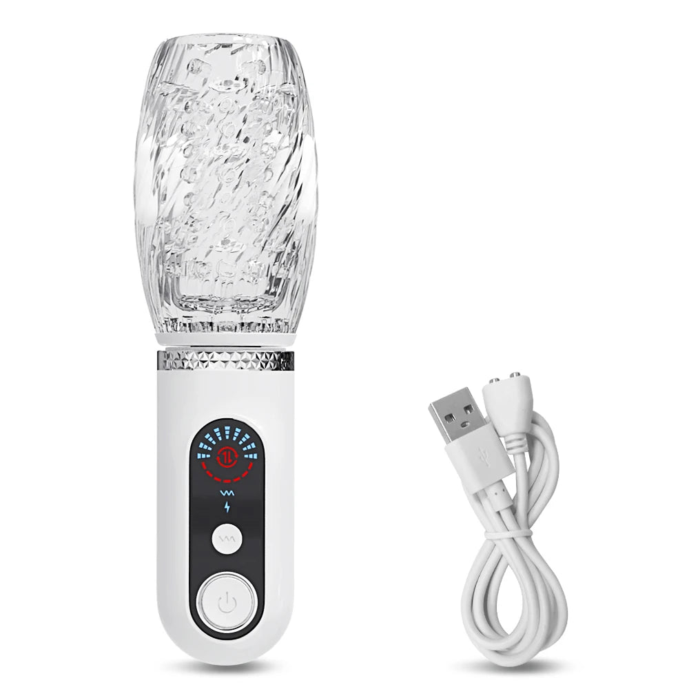 New Automatic Male Masturbator for Men 360 Rotation Vibrator Penis Massager Vagina Pussy Male Masturbation cup Sex Toys for Men