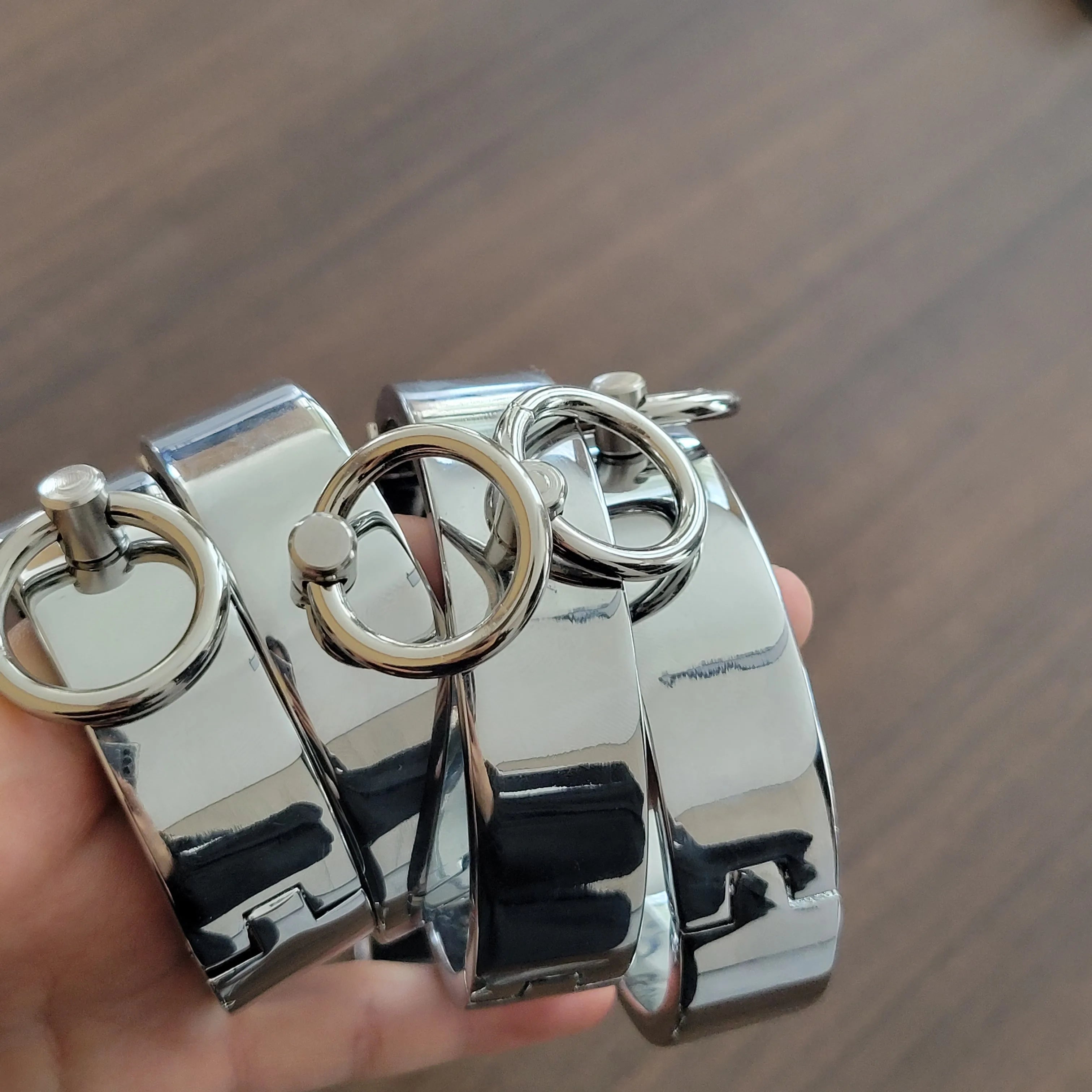 Metal Steel Ankle Wrist Cuff Handcuffs Restraints Slave BDSM Bondage Intimate Adult Game Sex Shop for Couples Sex Products