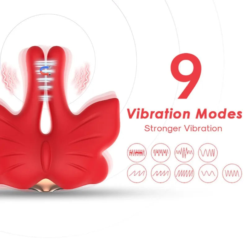 Nipple Clamp Vibrator Breast Stimulatior Magnetic Nipple Clip Sex Toys Necklace for Clitoris Anal Erotic Toys Adults for Couples