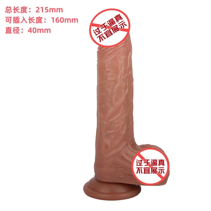 Super Realistic Dildo Waterproof Silicone Penis Adult Sex Toys Anal Vagina Masturbator Dildo with Suction Cup Cock Gode Massager