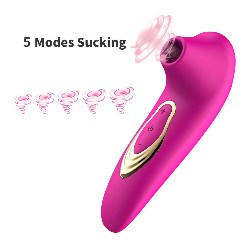 Silicone Clitoral Sucking Stimulator Clitoral Vibrator Female Vibrating Nipple Suckers , Female Adult Sexy Toys, Sex Toys