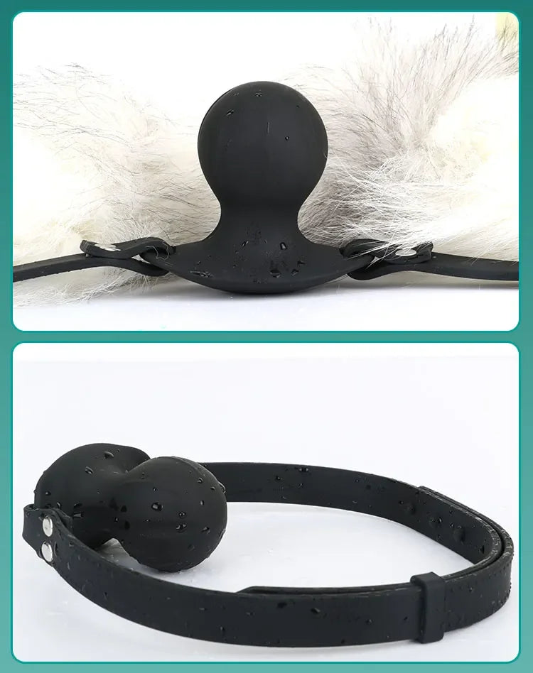 Sex Games Wireless Remote Control Electric Shock Open Mouth Gag Bondage Slave Ball Gag Erotic Sex Toys For Woman Couples Adult