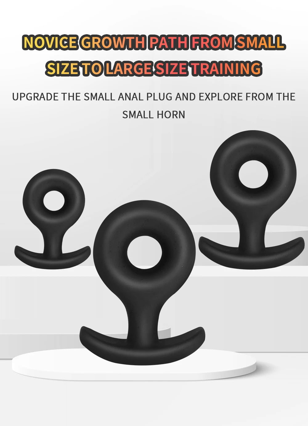 Hollow Wearable Soft Small Silicone Anal Plug Dildo Butt Plug Sex Toys for Adult Beginner Anus Trainer Anal Toy for Men Sex Shop