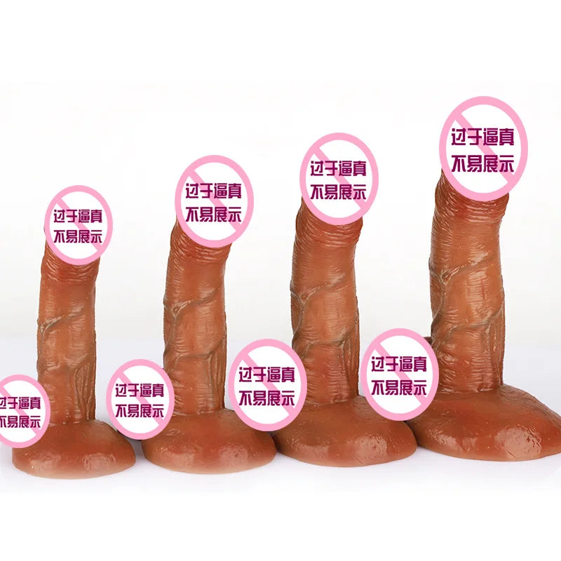 Oversized Soft Realistic Thick Dildo For Women Masturbation Suction Cup Cock Big Dick Penetration Anal Penis Sexy Adult Sex Toys