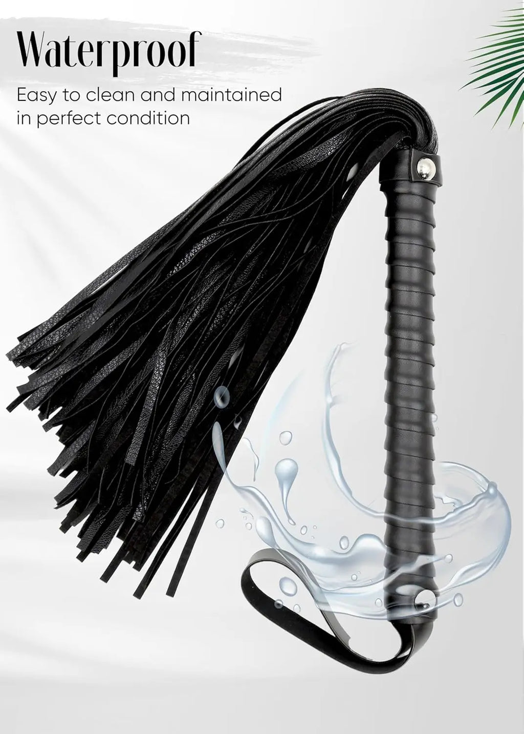 Premium BDSM Leather Bonddage, SM Spanking Paddle Whip, Flogger Adult Play, BDSM Set Soft and Durable, Roleplay Adult Toys