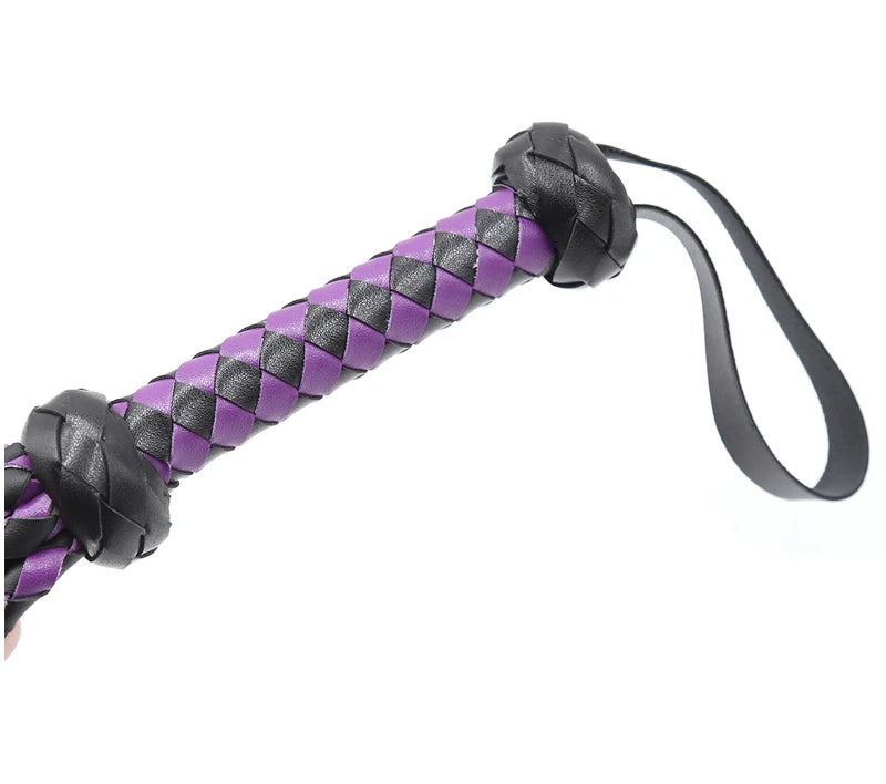 8 Braids Slave Bdsm Whip Sex Toys for Womans Couples Adult Games Bdsm Spanking Flogger Whip Bondage Restraints Leather Whips