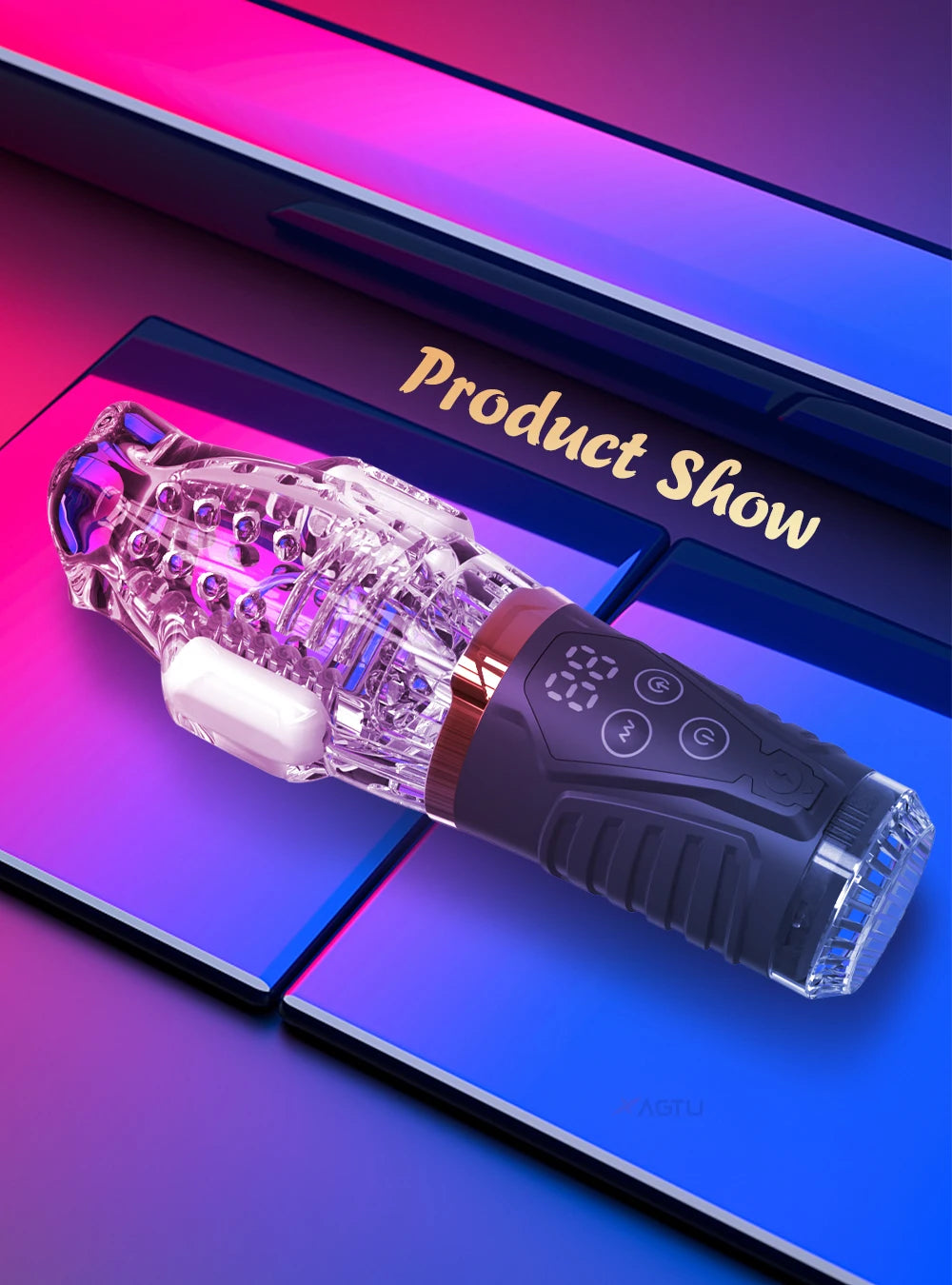 New Automatic Male Masturbator for Men 360 Rotation Vibrator Penis Massager Vagina Pussy Male Masturbation cup Sex Toys for Men