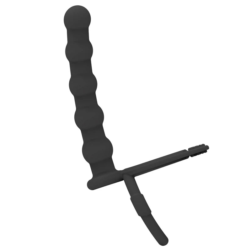 Double Penetration Dildo Penis Vibrator Sex Toys For Couples Anal Beads Butt Plug Sex Ring G Spot Massager For Men Adults 18+