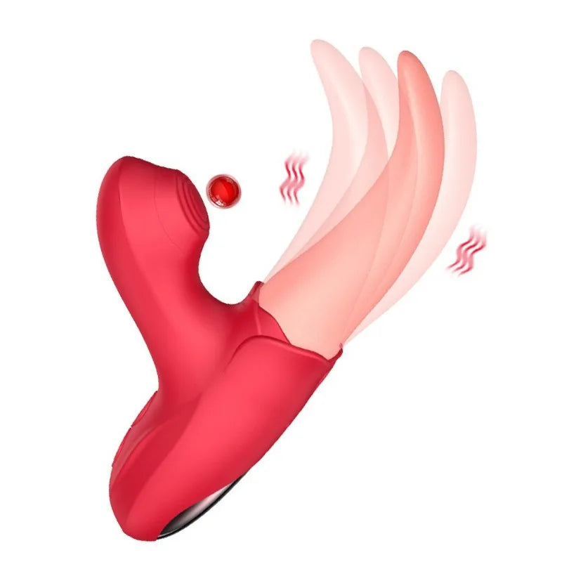 Sex Toys Vibrator Tongue Licking Nipple Clitoris Stimulator Vibration Women Couple Sexy Adult Female Vibrator Toys