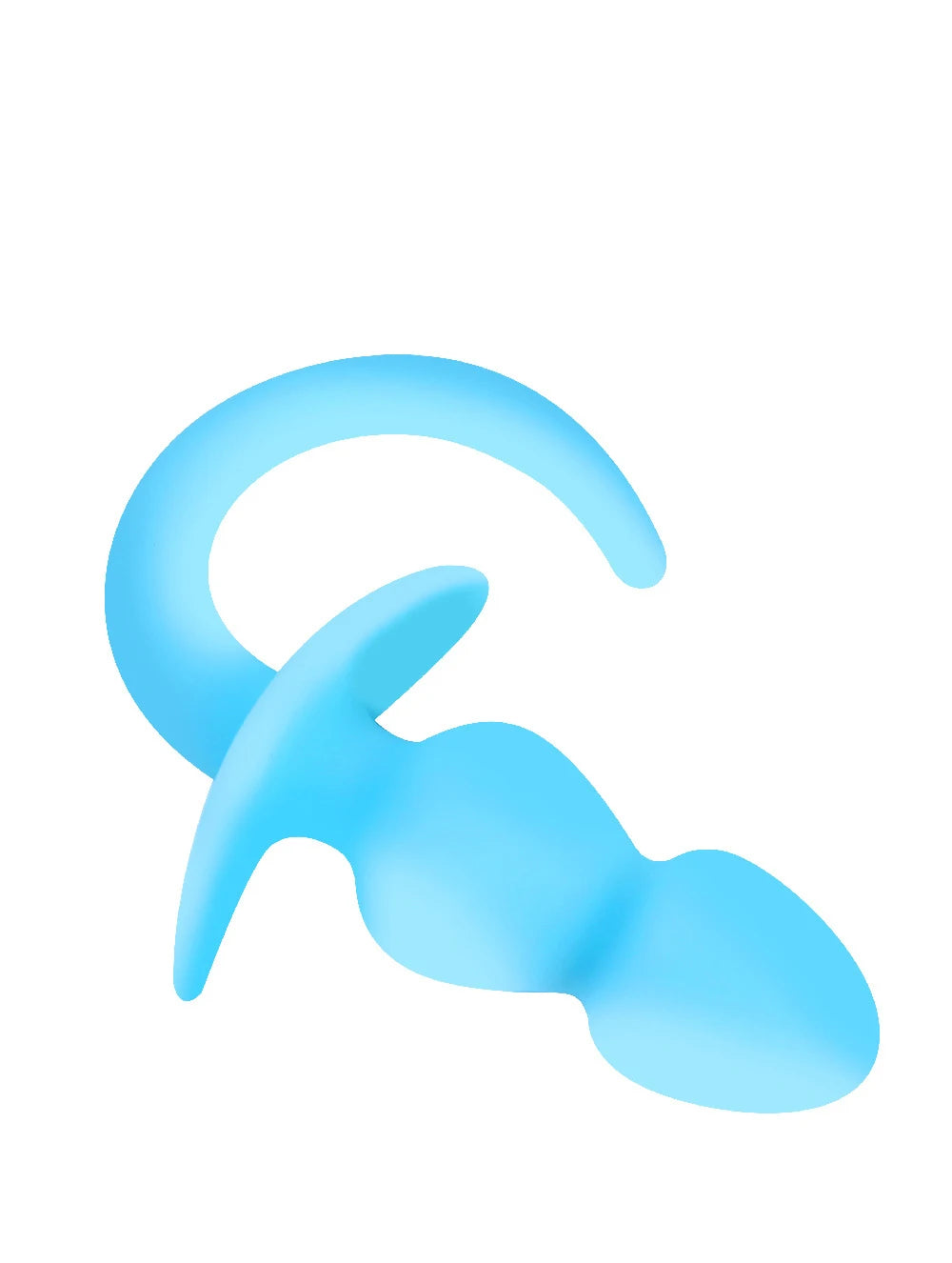 Factory Sales Silicone Dog Tail Luminous Anal Plug Puppy Play Anal Accessories G-Spot Prostate Massage Butt Plug Fetish Sex Toys