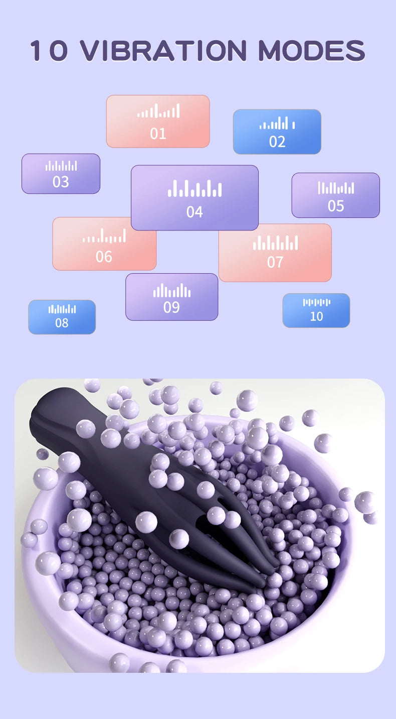 Adult Toys Sex Glans Trainer Penis Massage Male Masturbator Vibrating Glans Vibrator Sex Toys for Men Lasting Delay Endurance