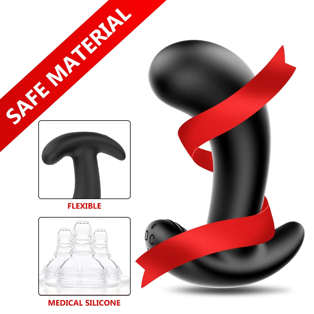 Silicone Anal Plug Vibrator Adult Sex Toys For Women Men Gay Butt Plug Wearable Prostate Massager Dildo Masturbator Sex Machine