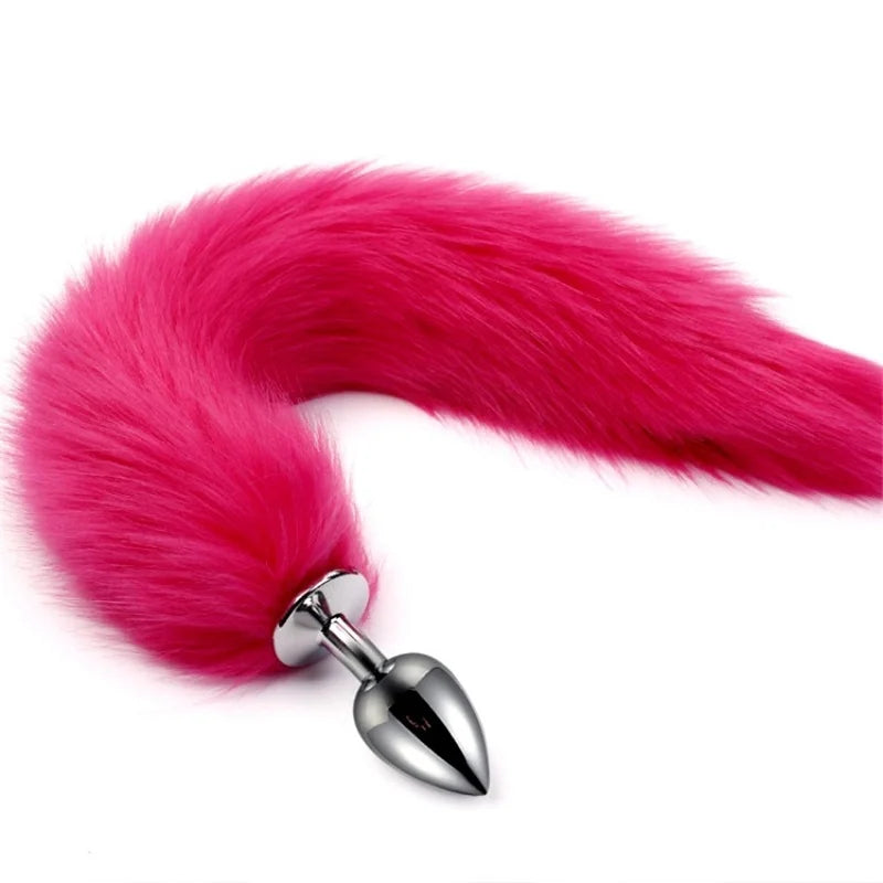 Adult Games Sex Toys XXS/XS/S/M/L Metal Anal Plug Ass Fox Tail Women Gay Erotic Bdsm Fetish Butt Extender Dilator Role Play
