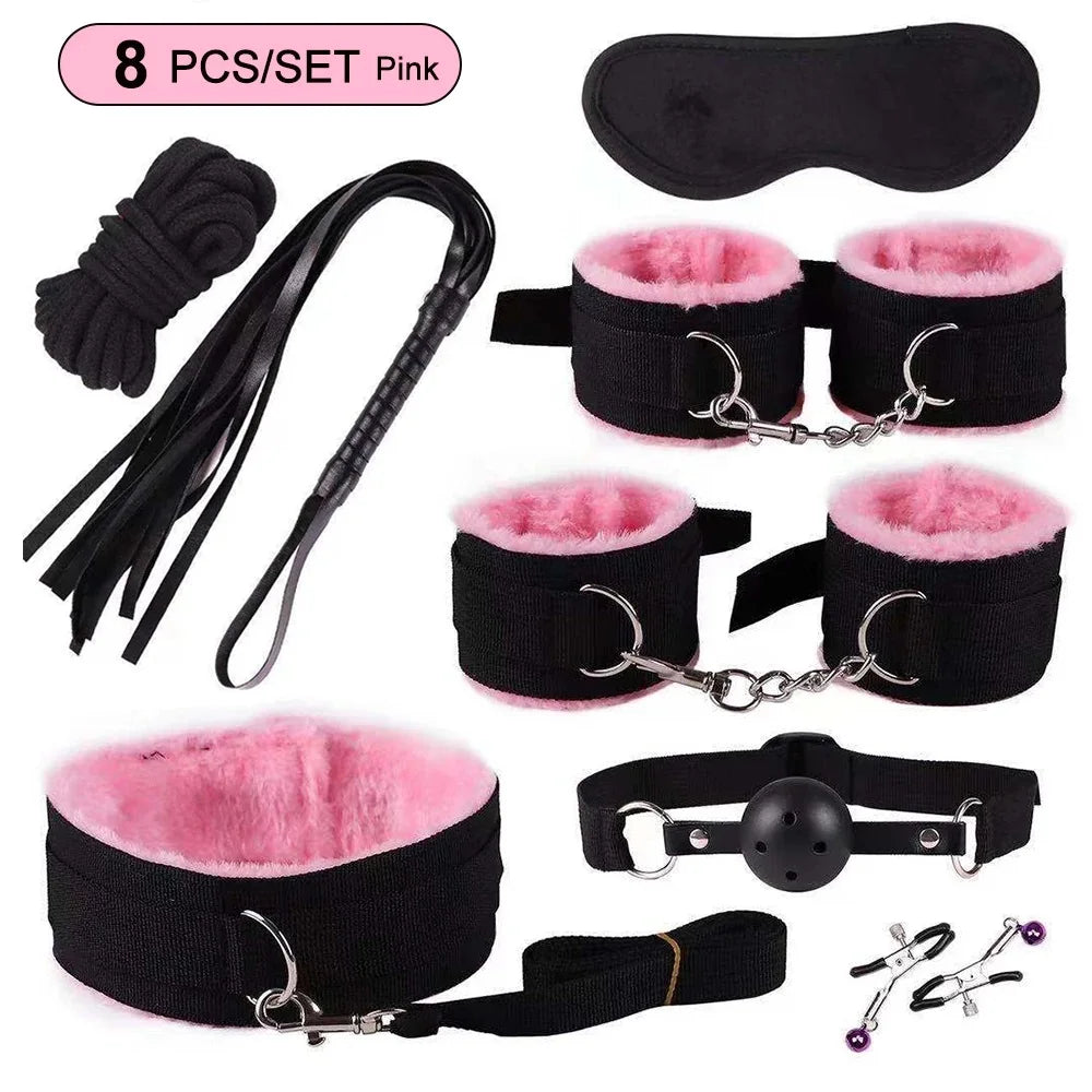 Sex toys for women BDSM sexual couples kit erotic accessories handcuffs for session Anal plug sex game Adult Sexy Toys sexy shop