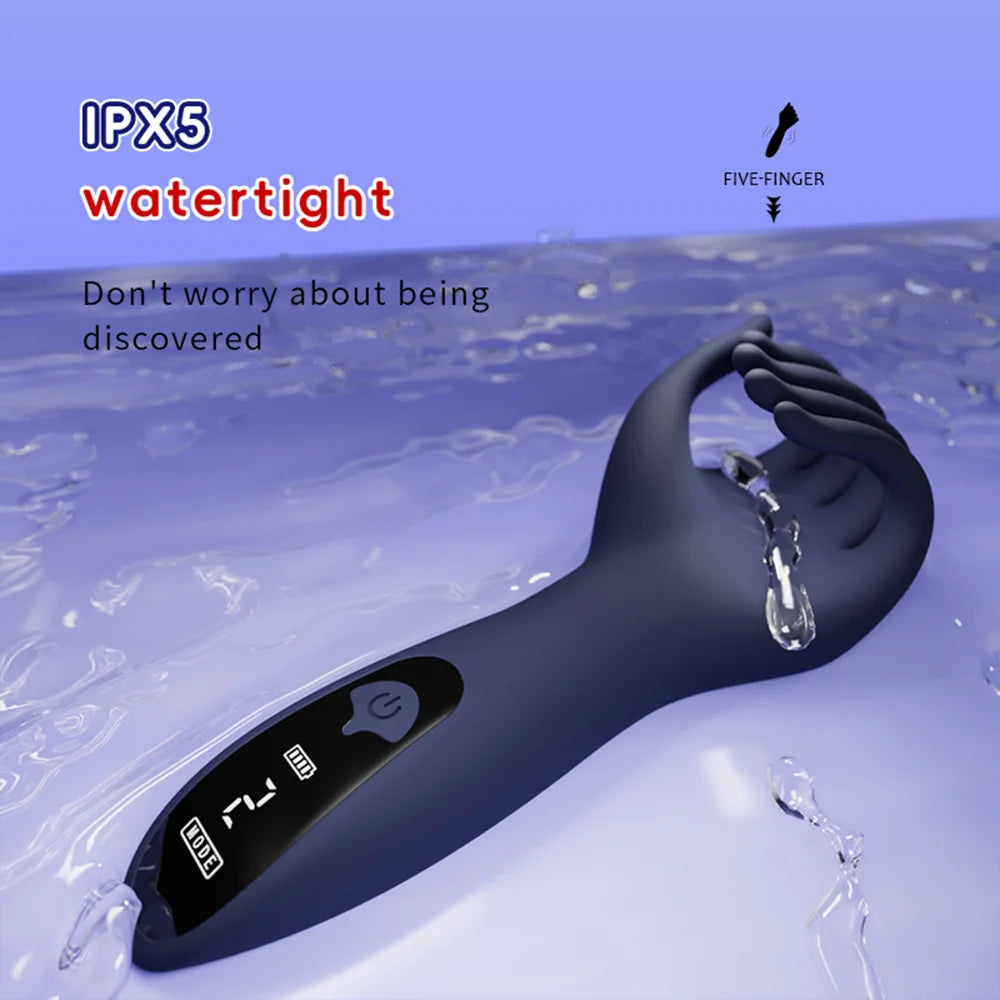 Adult Toys Sex Glans Trainer Penis Massage Male Masturbator Vibrating Glans Vibrator Sex Toys for Men Lasting Delay Endurance