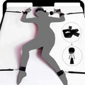 BDSM Adult SM Sex Restraint Handcuffs Slave Tools Bdsm Sexy Wrist To Ankle Cuffs Open Leg Hand Toys Bondage For Couples 18+